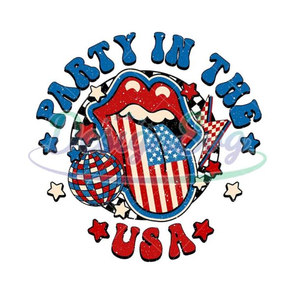 Party In The Usa 4th Of July Png