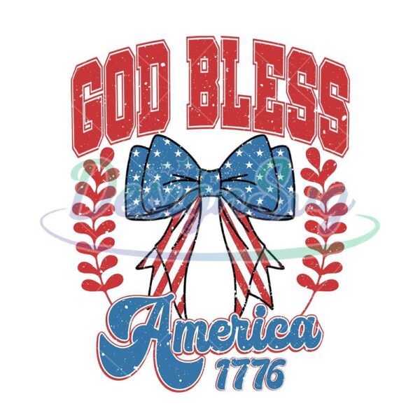 God Bless America 1776 PNG