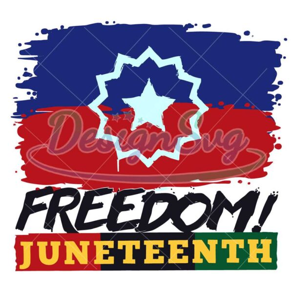 Freedom Juneteenth FreeIsh Since 1865 Svg