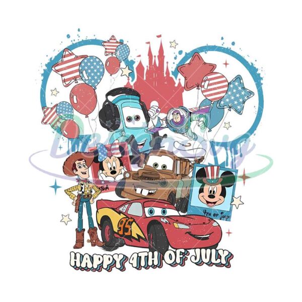 Disney Happy 4th Of July Png