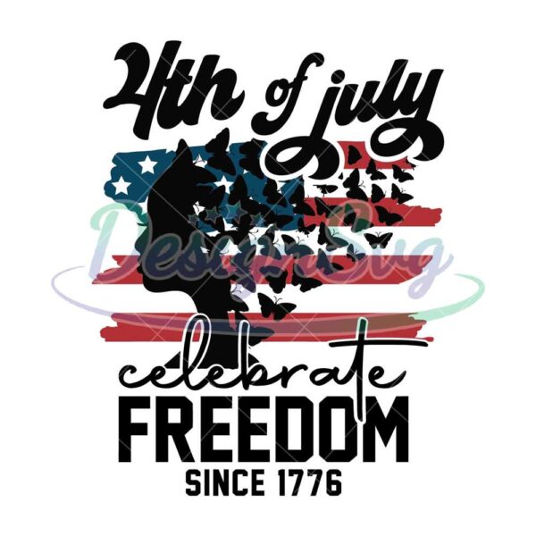 Celebrate 4th Of July Freedom Since 1776 PNG