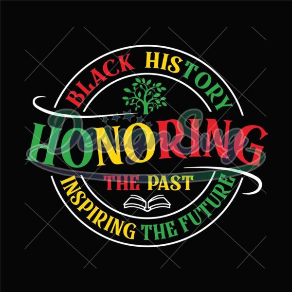 Black History Honoring The Past Inspiring The Future Svg