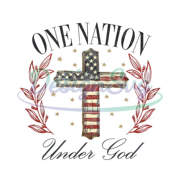 one-nation-under-god-png-patriotic-print-design-4th-of-july-sublimation-christian-png