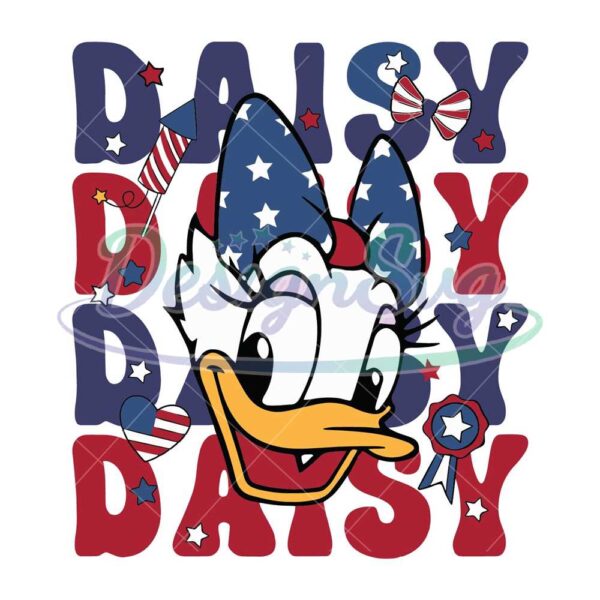Daisy Duck 4th Of July Disney Patriotic Svg