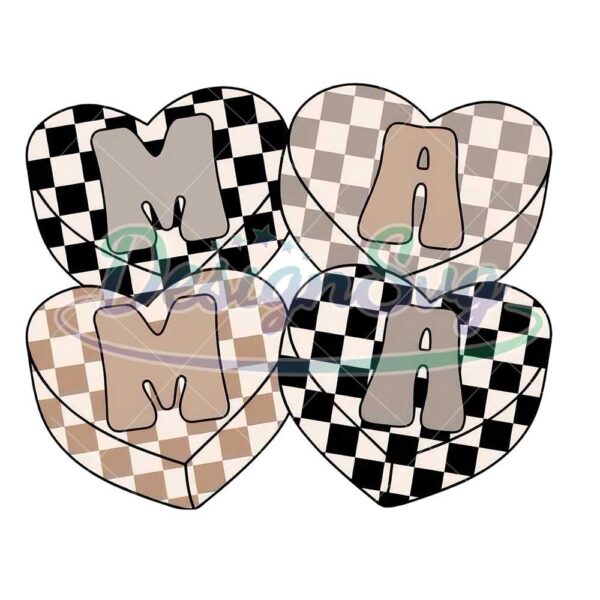 mama-checkered-heart-valentine-png