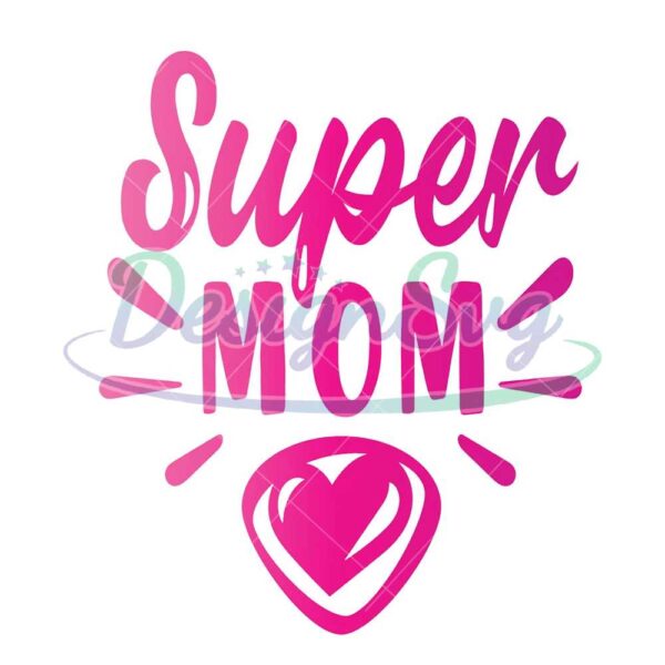 super-mom-retro-pink-mother-day-png