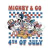 Disney Mickey And Co 4th Of July Png