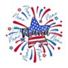 Patriotic 4th Of July Fireworks Nana Svg