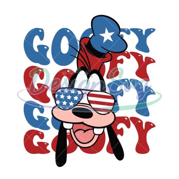 Happy 4th Of July Funny Goofy Svg