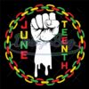 Fist Juneteenth Black History Svg