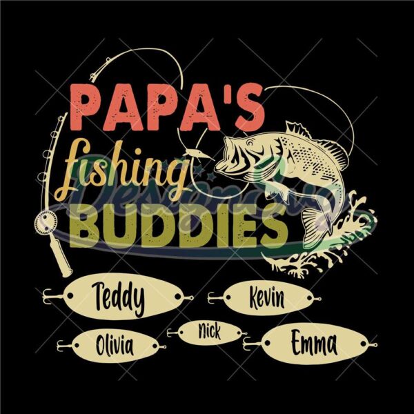 personalized-papas-fishing-buddies-svg-bass-fisherman-svg-custom-name