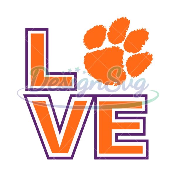 love-clemson-tiger-svg