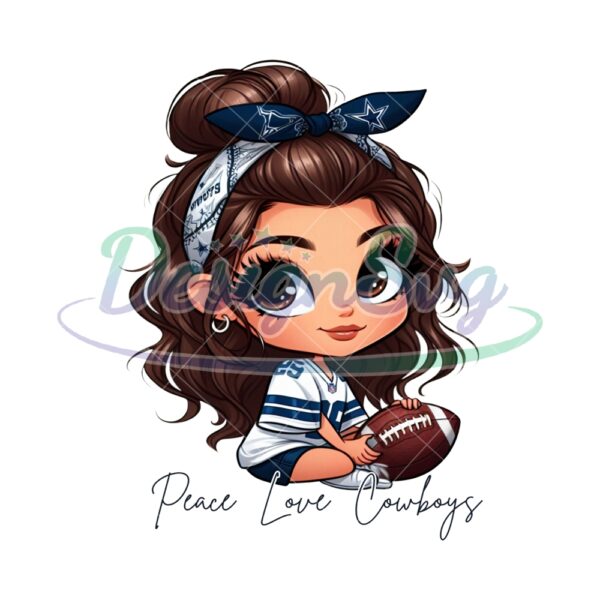 cartoon-girl-dallas-cowboys-fan-brown-hair-png-sublimation-digital-design-download-dtf-print