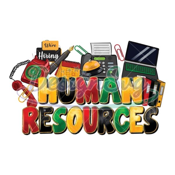 Human Resources Juneteenth Png Sublimation