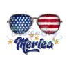 Merica USA Flag Sun Glasses Png