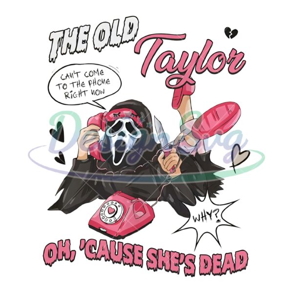 the-old-taylor-cant-come-png-ghostface-calling-phone-file