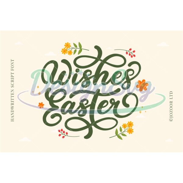 wishes-easter-font-script-font-cursive-font-handwritten-font-font-with-tails-wedding-font