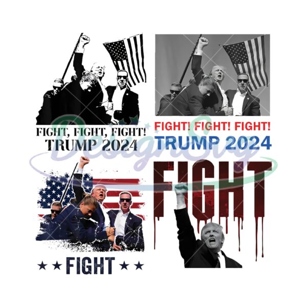 Trump Fight 2024 Png Bundle