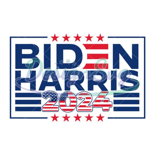 Biden Harris 2024 Sign Svg