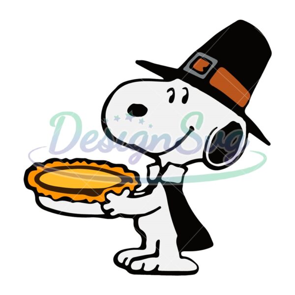 Cute Snoopy Thanksgiving Peanuts SVG