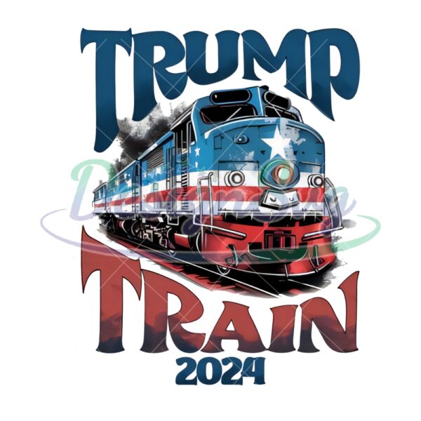 Trump Train 2024 Png Sublimation