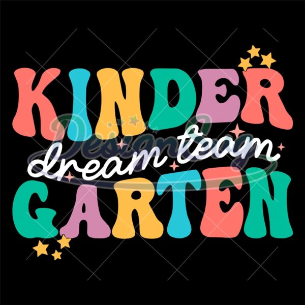 Kindergarten Dream Team Garten Svg