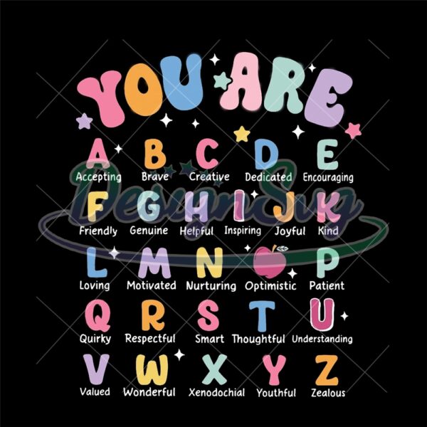 You Are Alphabet Teacher School Png