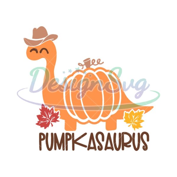 Pumkasaurus Funny SVG Design