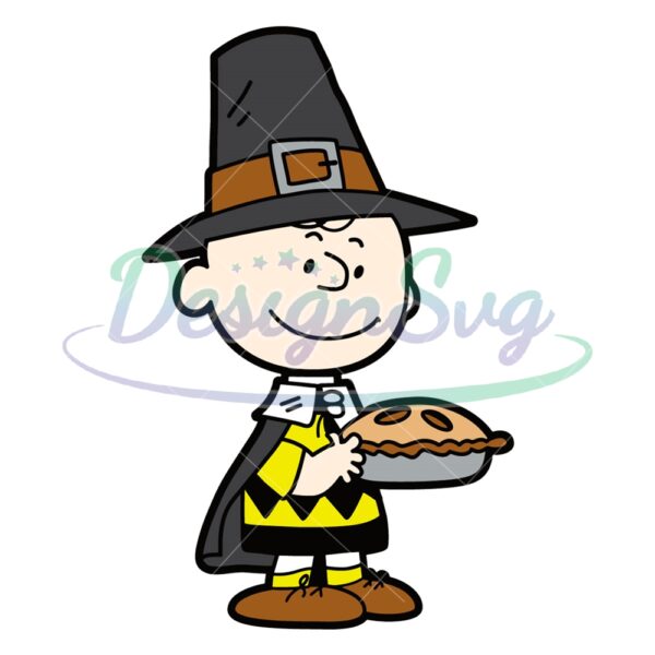 Thanksgiving Charlie Brown Peanuts Cake SVG