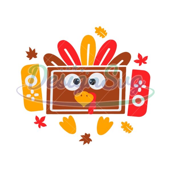 Turkey Gaming Thanksgiving Svg