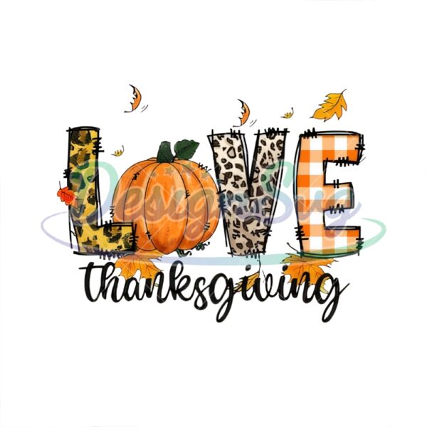 Love Thanksgiving Pumpkin Season Png