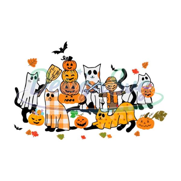 black-cats-halloween-party-svg-ghost-cat-png-halloween-png-halloween-cat-shirt-fall-png-retro-halloween-pngspooky-season-pngfunny-halloween