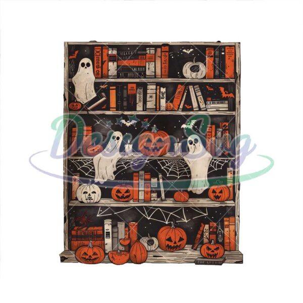 halloween-library-png-ghost-books-halloween-png-teacher-halloween-png-book-lover-shirt-halloween-reading-png-book-club-halloween-ghost