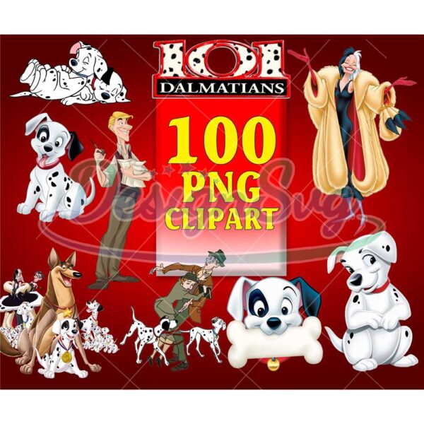 101-dalmatians-clipart-bundle-cruella-dogs-disney-clipart-101-dalmations-cruella-png