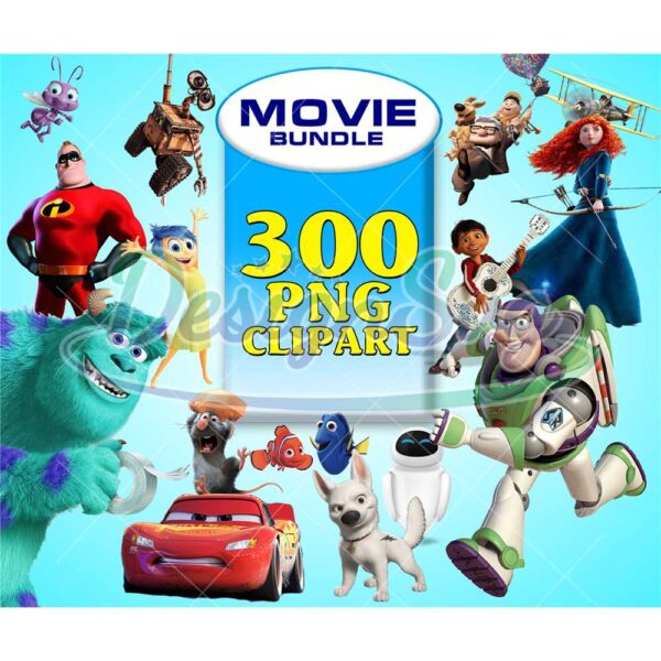 300 PNG Movie Toy Story Bundle Clipart