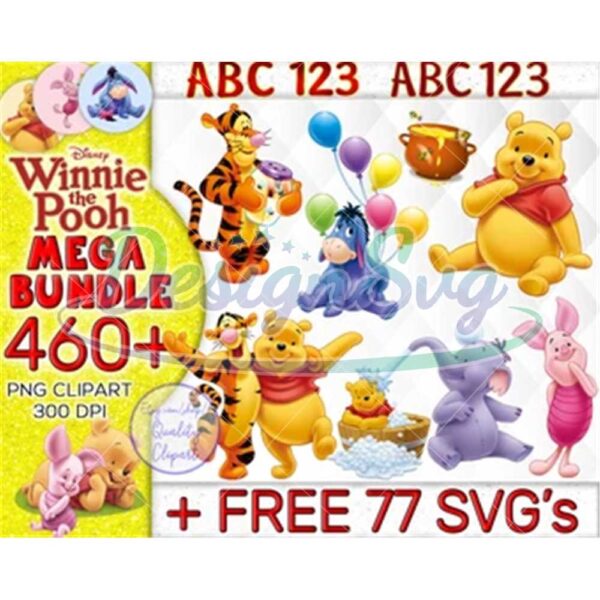 460-mega-winnie-the-pooh-bundle-png-pooh-png-friend-png-da-sua-link-web