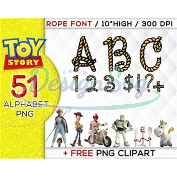 toy-story-rope-font-alphabet-png-toy-story-rope-png-toy-story-png