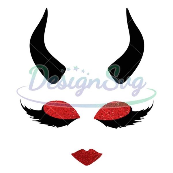 devil-halloween-svg-devil-girl-monogram-svg-monster-svg-halloween-svg