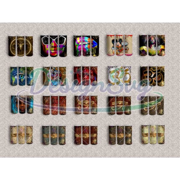 egypt-symbol-template-tumbler-wraps-bundle-png-sublimation-designs