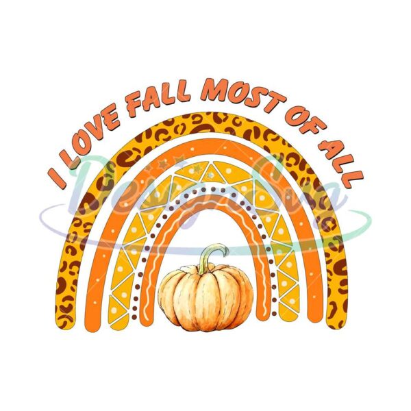 i-love-fall-most-of-all-png