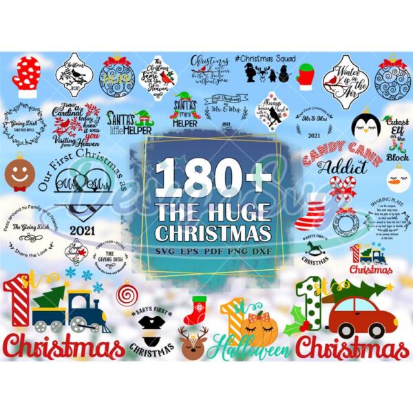 180-the-huge-christmas-bundle-svg-gingerbread-man-svg-christmas-svg-santa-claus-svg-sleigh-svg-gnome-svg-pdf-eps-dxf-for-cricut-silhouette-cameo-vinyl-decal