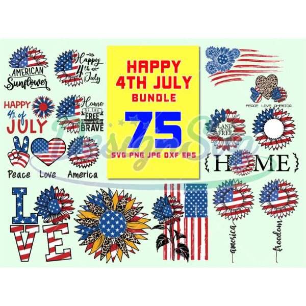 75-files-happy-4th-july-bundle-svg-independence-day-svg-4th-of-july-svg-america-sunflower-sunflower-bundle-usa-flag-svg-america-svg