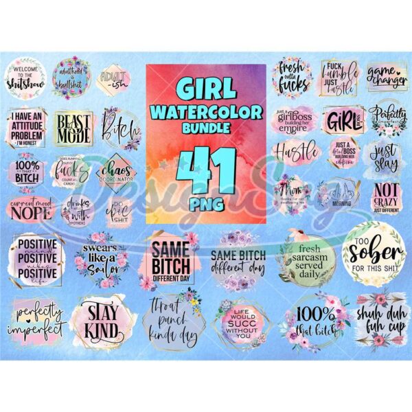 41-files-girl-watercolor-bundle-png-girl-watercolor-bundle-girl-watercolor-watercolor-png-quote-png-funny-quote-not-today-santa