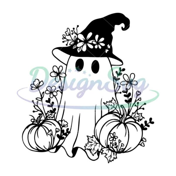 floral-spooky-ghost-halloween-svg-fall-svg-pumpkins-leaves-svg-cute-flower-ghost-svg-cute-ghost-svg-flower-ghost-svg