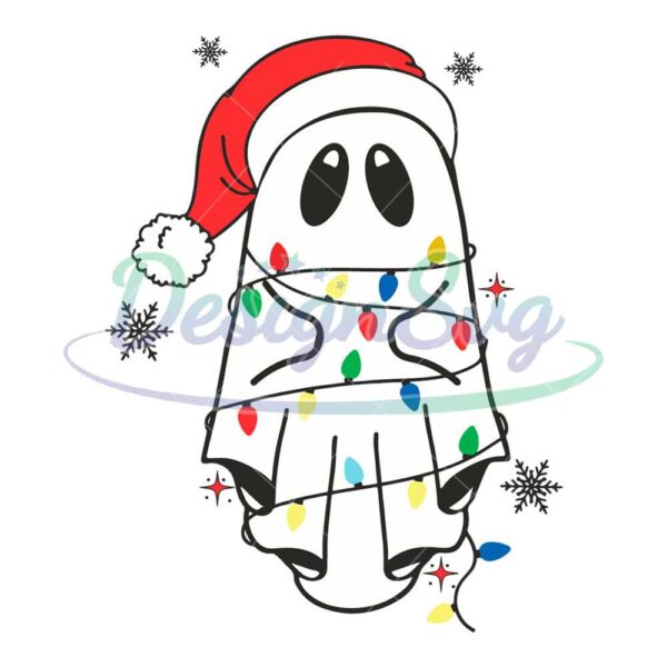 ghost-christmas-lights-svg-file-for-cricut-ghost-lights-svg-ghost-light-strand-svg-ghost-merry-christmas-svg