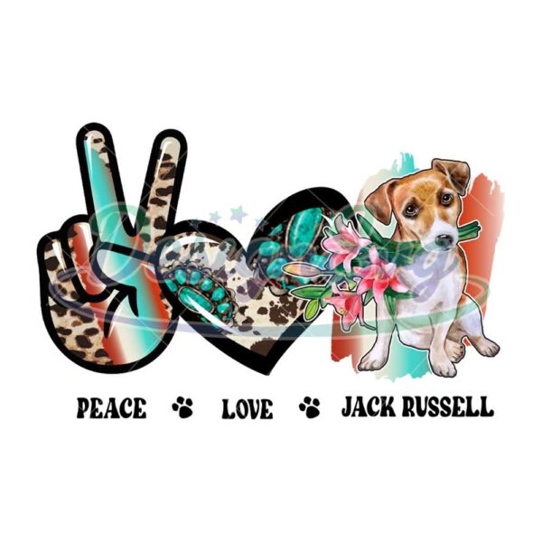 peace-love-jack-russell-dog-turquoise-png