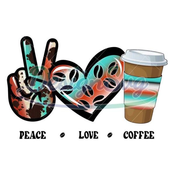 peace-love-coffee-cowhide-png