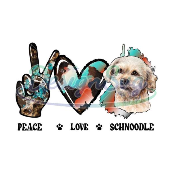 peace-love-schnoodle-dog-png