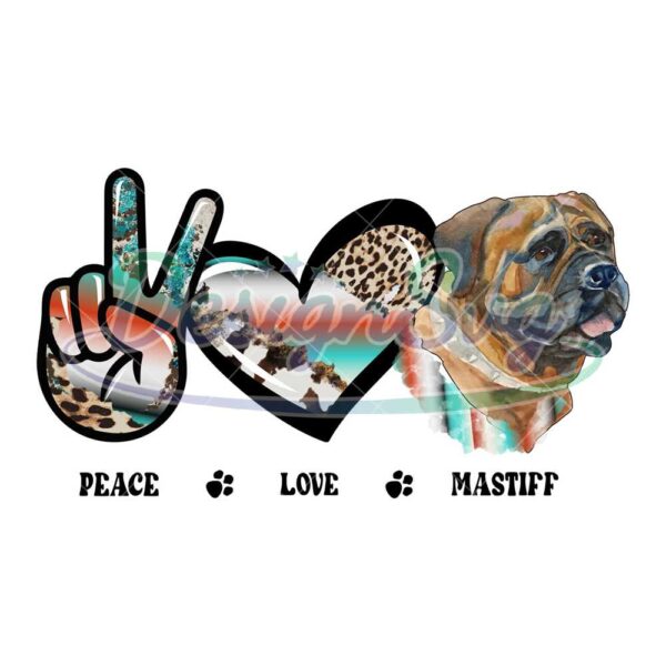 peace-love-mastiff-dog-cowhide-png