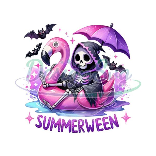 cute-summerween-clipart-spooky-summer-halloween-sublimation-design-snarky-skeleton-dtf-shirt-design-download-grim-reaper-tumbler-wrap